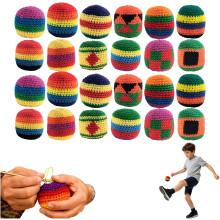 (24PCS, -) 6 sacchi a maglia per piedi, palline giocoleria principianti