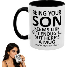 (#26-11oz, -) Caneca Engraçada "Ser Genro já é Presente"