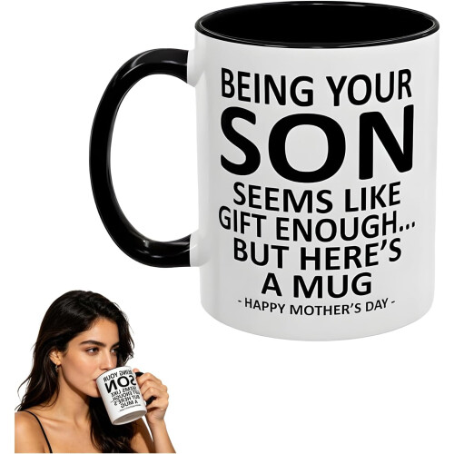 (#26-11oz, -) Caneca Engraçada "Ser Genro já é Presente"