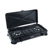 Gas cooker PROMIS KG200 BLACK WITHOUT REDUCER