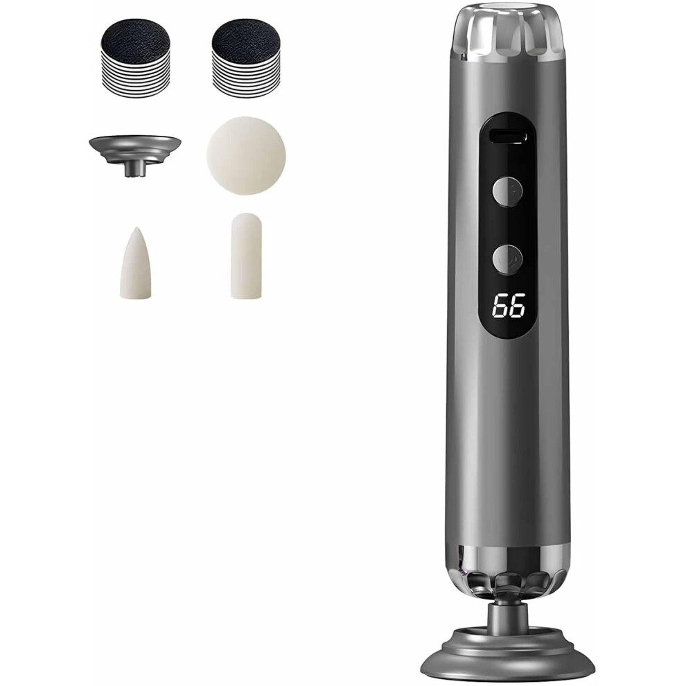 Oimg Black (, -) Electric Callus Remover For Feet, 5 Speed Foot Grinder