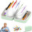 (Green, -) A8 waterdichte pillenorganizer set – 14 kleurgecodeerde ritsetuis 1