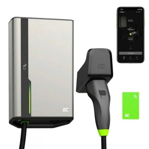 Wallbox Green Cell HabuDen 22kW 32A - 7 5m cable with NFC