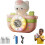 (Pink With Bubble Solution, -) Brinquedo Câmera de Bolhas Navio Pirata, Com Som e Luzes 1