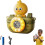(Yellow, -) Brinquedo Câmera de Bolhas Navio Pirata, Com Som e Luzes 1