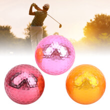 Lightweight Practice Golf Ball Electroplated