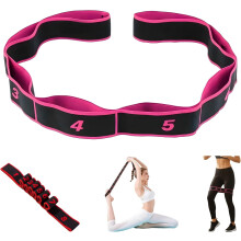 (#04, -) Numbered Fitness Resistance Band, Elastic Tension Pull Rope for Yoga
