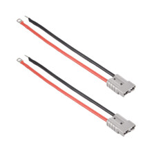 For Anderson Connector 50A Kit for Anderson Plug 8 Guage 30cm Battery Cables Waterproof Quick Connectors for Lifepo4