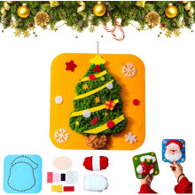 (Christmas Tree, -) Kit broderie Noël DIY, animal mignon débutant