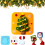 (Christmas Tree, -) Κιτ κεντήματος DIY χριστουγεννιάτικο, χαριτωμένο ζώο - Embroidery sewing kit 1