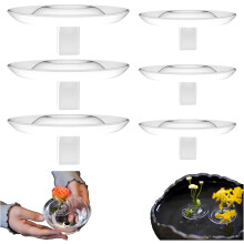 (6pcs, S+L) 2025 Creative Floating Floral Arrangement Holder, for Fish Tank