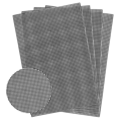 Plastic Mesh Canvas Sheets for Embroidery,Eyelet Net,Plastic Needle Point Canvas  DIY,Knitting Crochet Projects,B