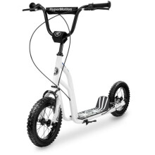 HyperMotion Kinderroller (50 KG) Robuster Stahlrahmen 2 Bremsen Höhenverstellbar 78-85cm Luftreifen 30cm - VIVA 12