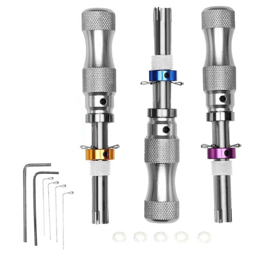 Home Repair Tubular Set Tool Kit User 3 Piece Hook Puller/O-Ring Hand Hook,Wrench Adjustable Pick