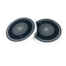 2 Uds., Soporte para Taza Led para Coche, Alfombrilla para Taza de Agua, Cubierta Decorativa con Luz RGB Recargable, Cubierta Luminosa para LáMpara,