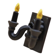 Miniatuur wandlamp voor poppenhuizen Plastic kleine-Goud
