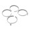 for  Flip Paddle Protector Anti-Collision Drone Booster Stand Propeller Blade Protection Ring Accessories Grey 1