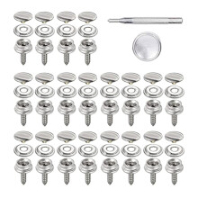 20Pcs Rustproof Snapping Buttons Ideal For Yachts Canvas And