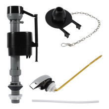 Universal Toilet Flusher Replacement Kit Toilet Flush Flapper Repair Kit Include Toilet Fill Valve Flapper Handle