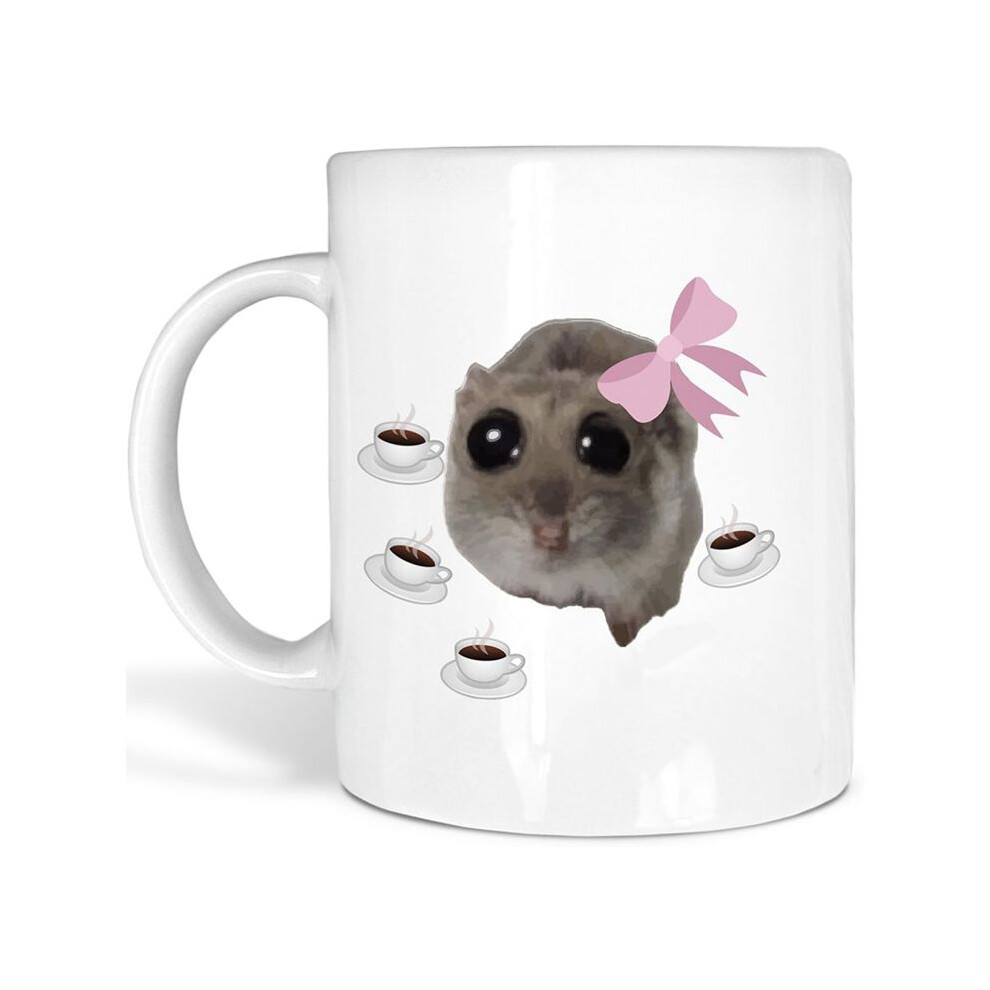 Wella Elements Hamster Mug Sad Hamster Meme Hamster Mug Printed Mugs With Sad Hamster Meme Cuttie Mug Good Morning Little Girl