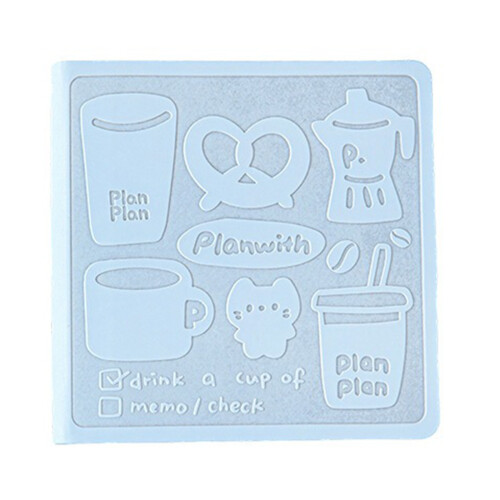Light Weight 100g Miniature Notebook Pocket Journal-blue