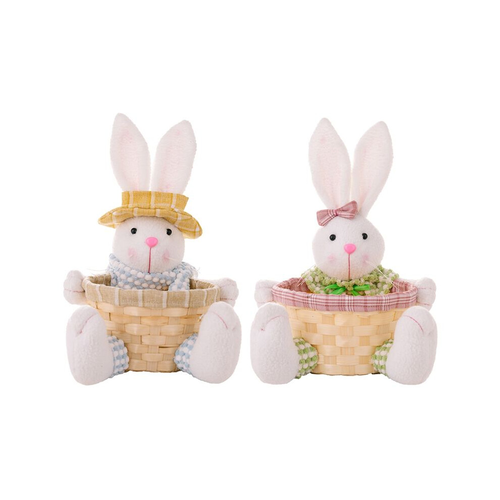 Wella Elements Easter Candy Dish, Bunny Easter Basket, Easter Candy Storage Basket, Gift Box For Table Decor Easter Gift,C