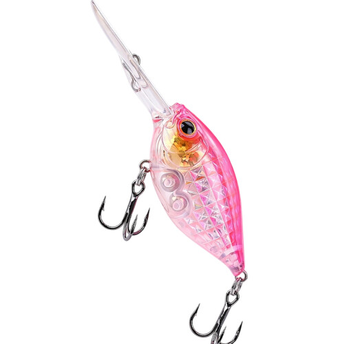 Long Lip Rattling Lures With Strong Treble Hook Depth Diving-6
