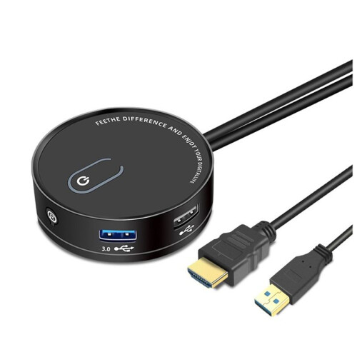 Computer Desktop  Internet Cafe Universal USB3.0 Home Desktop External Power Extension Button,Out USB No Audio