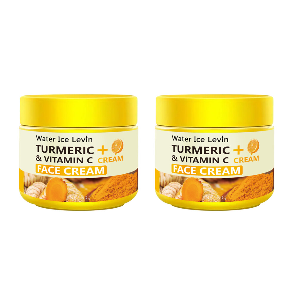 Cream Turmeric Vitamin C Anti-Aging Moisturizing Anti-Wrinkle Collagen Hyaluronic Acid Skin Care Cosmetics 50G