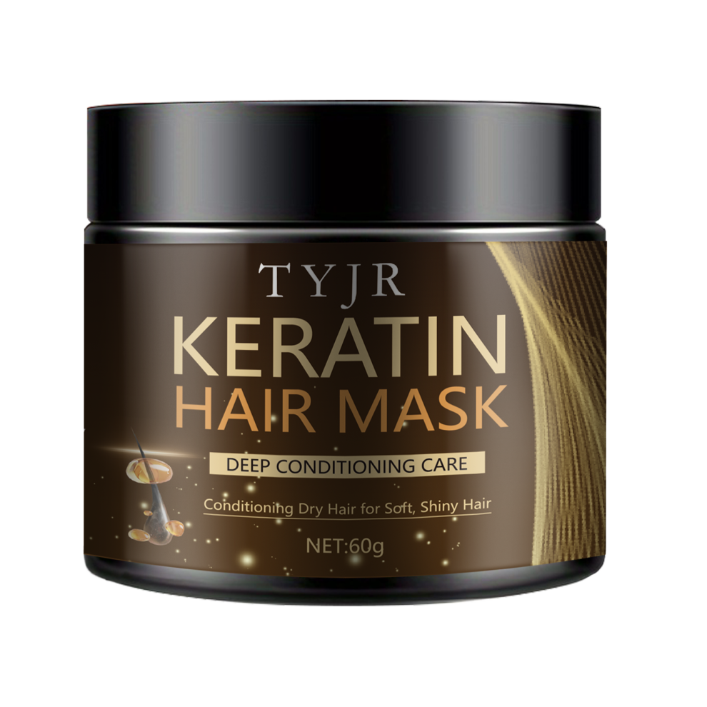 (60g) Magical Keratin Hair Mask 5 Seconds Fast Repair Damaged Frizzy Hair Soft Smooth Shiny Straightening Deep Moisturizing Hair Care