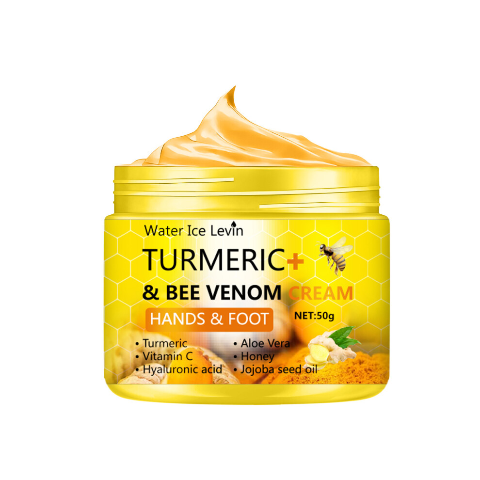 Cream Turmeric Bee Venom Anti-Drying Crack Foot Hand Cracked Repair Skin Removal Care Dead Feet Hand Skin