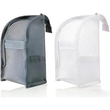 (white +grey, -) Stehender Reise-Kulturbeutel, 2026 Upgrade leichtes Organizer - wasserdicht