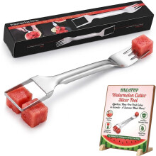 (1pc, -) 2-in-1 Wassermelonen-Schneider & Slicer, Edelstahl Obstmesser für Sommer - praktisch