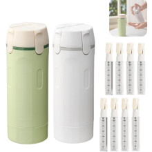 (2pcs, -) 4-in-1 Reiseflaschen Set, 30ml auslaufsichere Behälter für Toilettenartikel