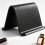 (Black, -) Support téléphone pliable silicone, socle bureau réglable 1