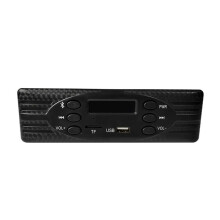 1 Din Radio FM USB TF MP3 Player Car Stereo Car Audio Multimedia LED Display for Tricycle Tractor Truck