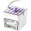 (White purple, -) Παγοθήκη 50 κύβων με εύκολο καπάκι, διπλό δίσκο - Σκεύος πάγου 1