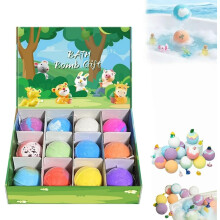 (Green, -) 12-teiliges Überraschungs-Frühlings-Badebomben Set, Meeresspielzeug Geschenk für Kinder