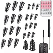 (10 PCS, -) Kit reparat anvelope cu 20 șuruburi, fișe înșurubat pentru auto și moto – Rezolvare rapidă în caz de pană