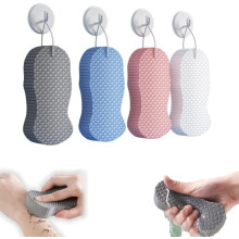 (4pcs, -) Maaginen kuoriva kylpyhuuhtelusieni, erittäin pehmeä vartalokuorinta