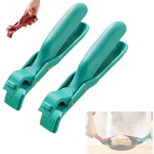 (Green, -) Anti-Scald Tellerhalter, multifunktionaler Silikon rutschfester heißer Tellerhalter