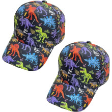 (2pcs, -) Kinder Dinosaurier Baseball Cap, lustiger Cartoon-Tierdruck Hut für Jungen