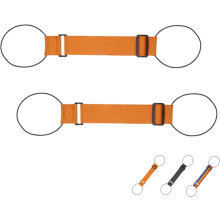 (2-2pcs, -) Multi Use Strong Adjustable Luggage Connector Straps, Elastic Fastening Belt