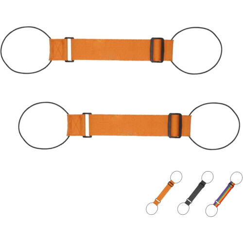 (2-2pcs, -) Multi-use stark justerbar bagagelänk rem, elastisk fästrem