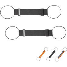 (3-2pcs, -) Multi Use Strong Adjustable Luggage Connector Straps, Elastic Fastening Belt
