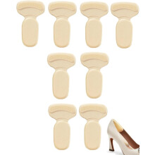 (8pcs-1, -) Cales talon antidérapantes chaussures femme, coussin protège-talon