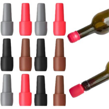 (12 PCS, -) Tappo vino in silicone aggiornato 2026, riutilizzabile