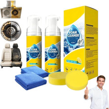 (2PCS, -) 4-in-1 Multi-Enzym Auto Innenraum Schaumreiniger, Tiefenreinigung für Küche & Bad