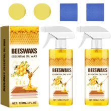 (2pcs, -) 2026 Wood Polishing Beeswax Spray, Multipurpose Furniture Care & Cleaner