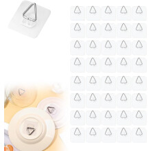 (Triangle/40PCS, Triangle Hook) 12 cârlige adezive fără găurire, pentru bucătărie – Montaj rapid și rezistent